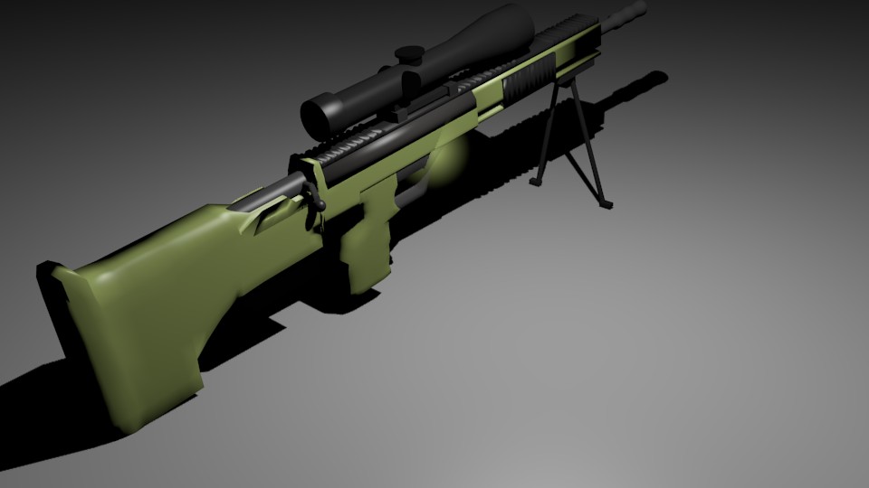 Bullpup Sniper rifle preview image 1